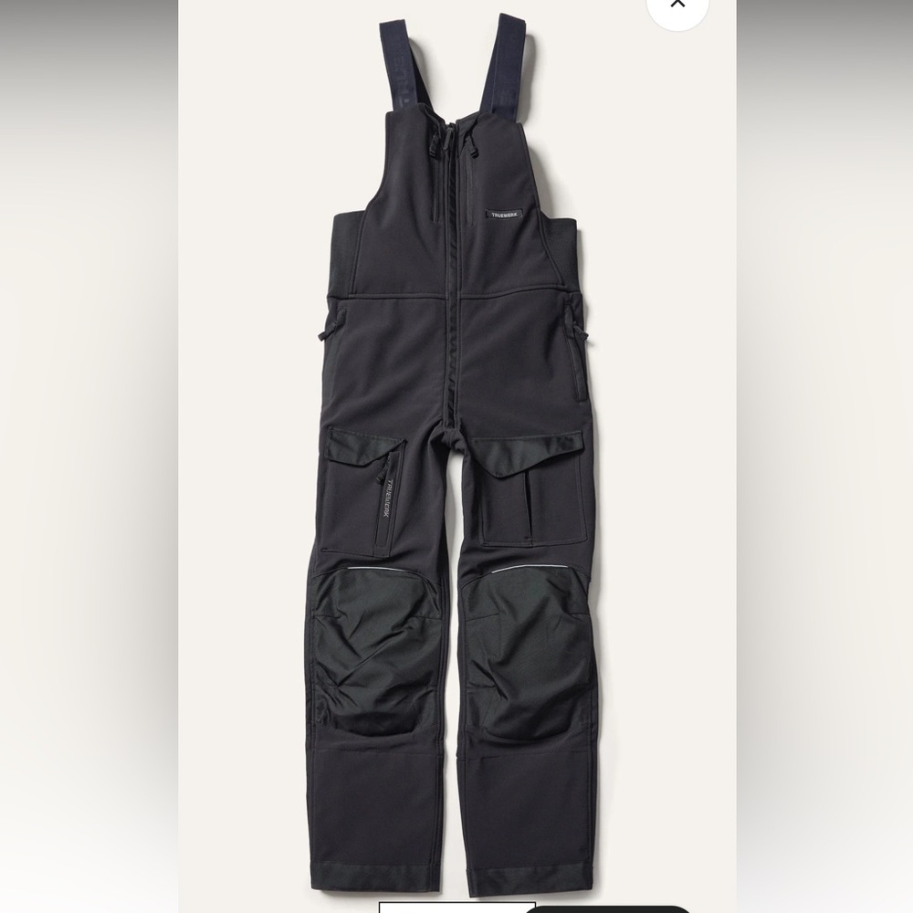 Men’s TRUEWERK T3 Insulated Work Bibs Overalls in Black 3XL SHORT (32” inseam)